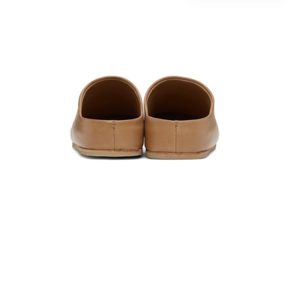 Lauren Manoogian Beige Leather Mono Mule - Picture 3 of 7